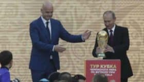 Asegura Vladimir Putin que todo estará listo para la Copa del Mundo (Video)