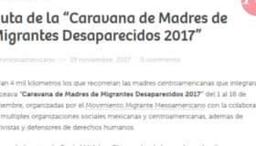 50 madres centroamericanas buscarán a sus hijos desaparecidos en México durante 18 días (Video)