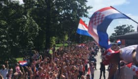 Así recibieron a la Selección de Croacia en Zagreb (Video)
