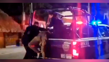 Circula nuevo video en el que policías de Tulum golpean a un detenido | Video