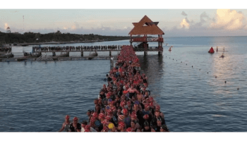 Fallece triatleta en el Ironman 70.3 de Cozumel | Tuit