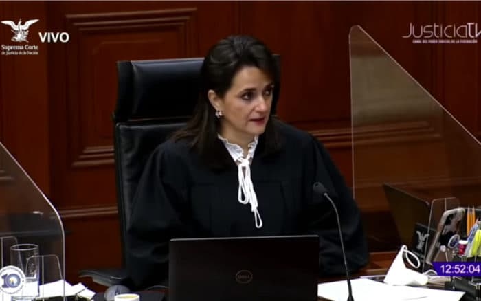 Ministra Ríos Farjat pide al Pleno de la SCJN seleccionar lista de candidatos del PJF para elección judicial