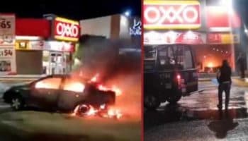 Criminales queman vehículos y negocios en Celaya e Irapuato