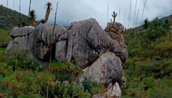 ‘Piedra campana’ empodera mito sobre gigantes en la región otomí