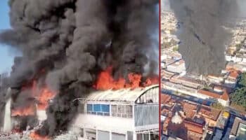 Incendio consume bodega en el Centro de la Ciudad de México