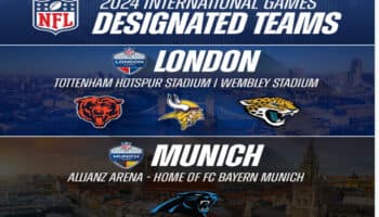 NFL: Anuncian equipos para los duelos internacionales en Londres y Múnich | Video