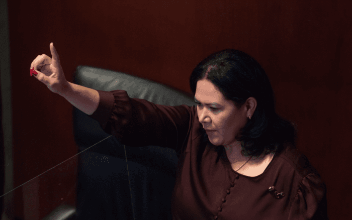 Senadora regresa a respaldar a AMLO en Fondo de Pensiones tras 'chapulinear' por 3 grupos parlamentarios distintos