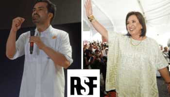 Xóchitl y Máynez firman compromiso por la prensa con RSF ante elecciones