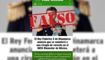 Es falso, el rey de Dinamarca no se someterá a cirugía en  IMSS Bienestar