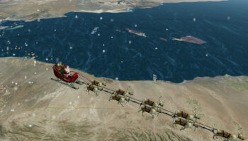 Ejército de EU reporta que Santa Claus ha comenzado a repartir regalos por el mundo este 2024