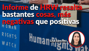 Informe de HRW resalta 'dos o tres' cosas positivas sobre México: Lisa Sánchez
