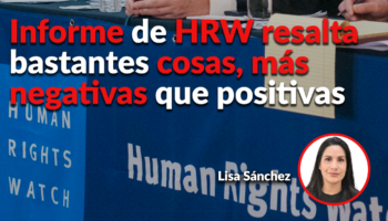 Informe de HRW resalta 'dos o tres' cosas positivas sobre México: Lisa Sánchez