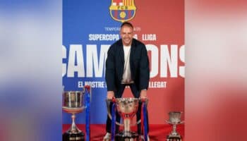 Hansi Flick, elegido mejor entrenador de la temporada en LaLiga EA Sports