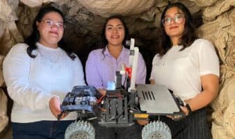Alumnas del Politécnico diseñan robot explorador que mapea e identifica riesgos en minas