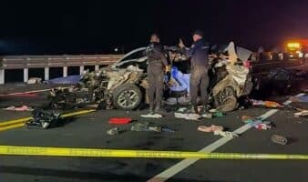 Accidente en la autopista Tepic–Compostela deja siete víctimas mortales