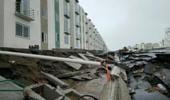 Lluvias dañan casas del Bienestar inauguradas por Sheinbaum en Veracruz