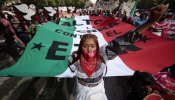 Marchan en CDMX y Chiapas para exigir el cese de ataques contra zapatistas