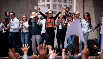 Claudia Sheinbaum cierra gira por el país en el Monumento a la Revolución