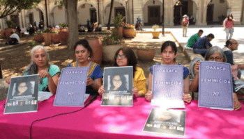 Oaxaqueñas rechazan candidatura de Murat; 'Nunca le importó Oaxaca y fue cómplice de feminicidas'