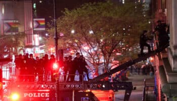 Redada masiva en Columbia contra protesta estudiantil