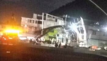 Reportan colapso de estructura en obras de trolebús elevado en tramo Santa Martha-Chalco