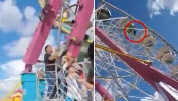 Video | Tragedia en feria de SLP, mujer muere al caer de rueda de la fortuna