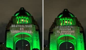 'Neutralidad es complicidad': Activistas exigen a Sheinbaum condenar genocidio en Gaza y romper relaciones con Israel