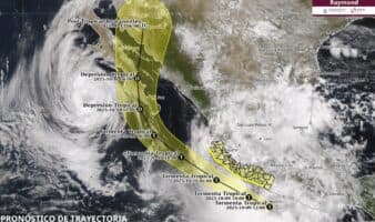 Se forma tormenta tropical Raymond en México; ¿dónde se ubica y qué estados afectará?