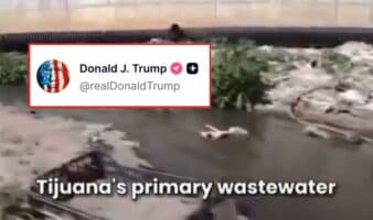 Trump se lanza contra alcantarillado de México en la frontera: Debe solucionarlo 'INMEDIATAMENTE'