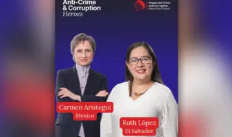 Carmen Aristegui es reconocida con el premio OCCRP al Héroe contra la Delincuencia y la Corrupción