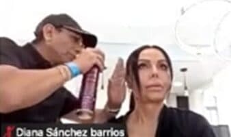 Diputada de CDMX toma sesión mientras la peinan | Video