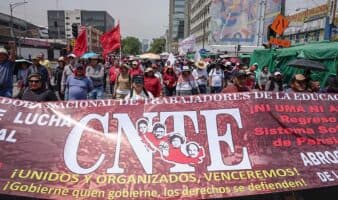 CNTE realizará paro nacional y megamarcha en CDMX; prevén bloqueos y plantón en el Zócalo