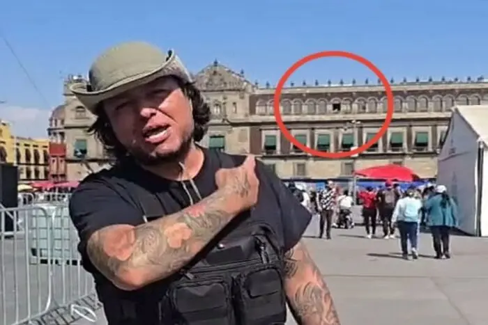 Maestro que difundió video de mujer en Palacio Nacional responde a acusación de IA