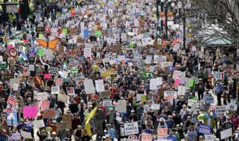 'No Kings' | Ocho millones marcharon contra Trump en EE. UU.