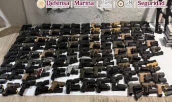 Decomisan en Chiapas 151 armas y 687 kilos cocaína al Cártel de Sinaloa