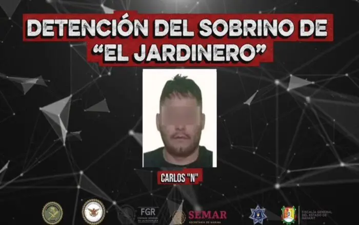 Cae con arsenal sobrino de 'El jardinero'