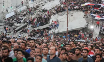 Reúnen 900 millones de euros para reconstruir Gaza