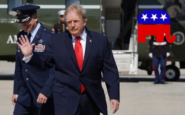 Trump hace campaña en estados republicanos para animar a sus bases a votar
