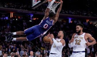 LeBron y los Sixers apagan el festejo de Knicks en arranque de temporada